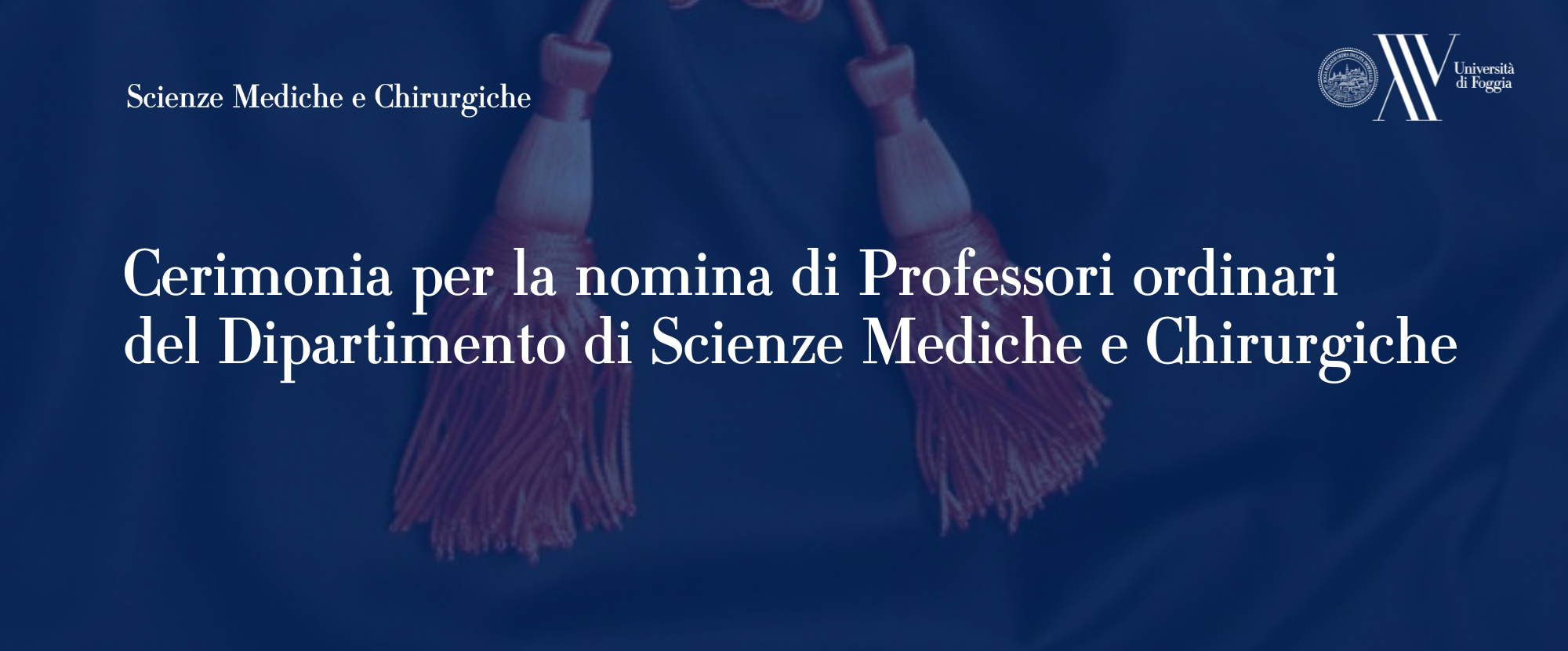 cerimonia nomina professori ordinari dipartimento di scienze mediche e chirurgiche