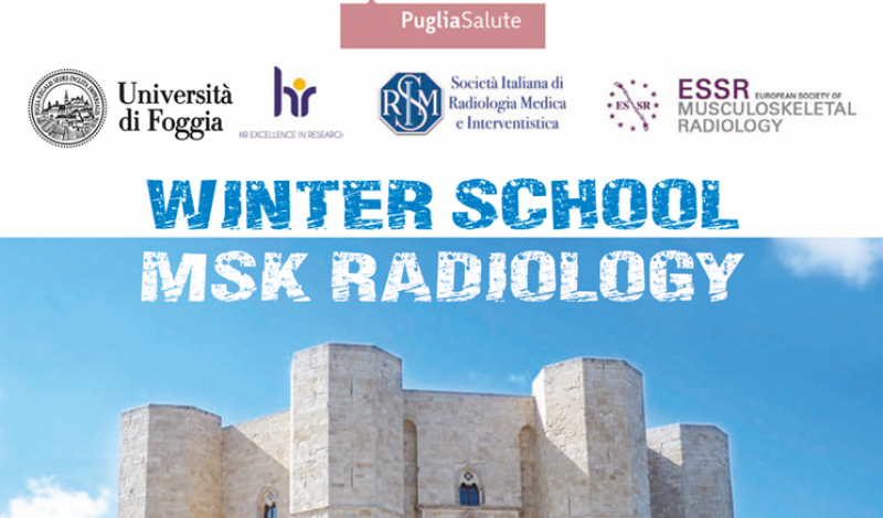 Winter School MSK Radiology, dal 2 al 5 maggio