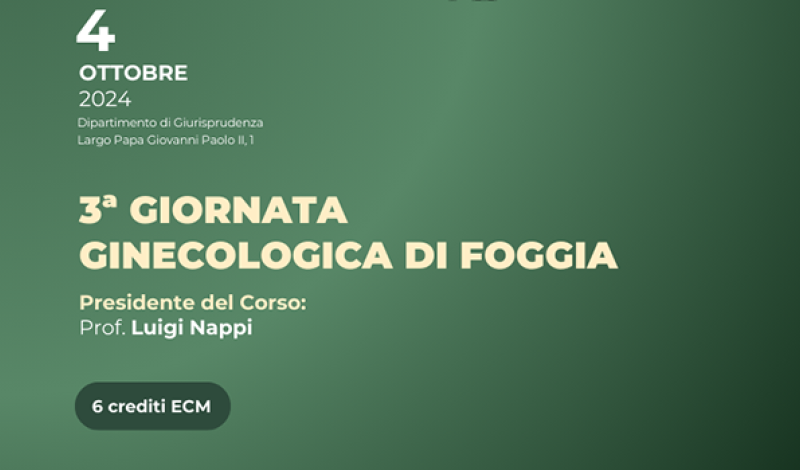 Terza giornata ginecologica di Foggia