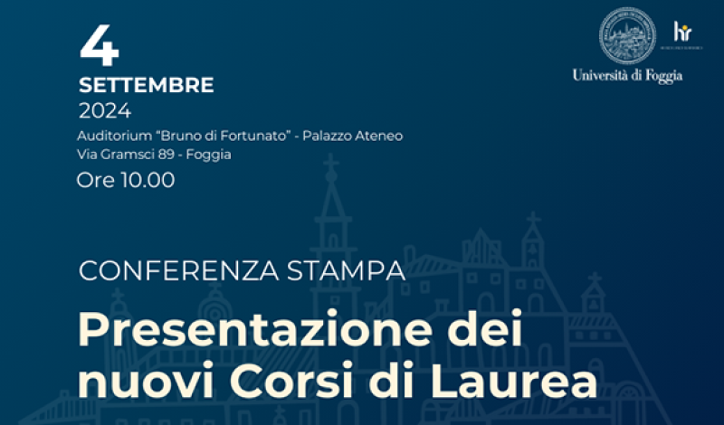 Presentazione dei nuovi corsi di laurea